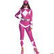 Women's Pink Ranger Deluxe Costume Mighty Morphin