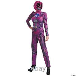 Women's Pink Ranger Deluxe Costume Power Rangers Movie 2017