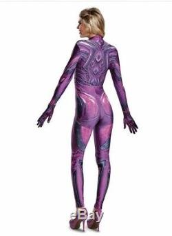 Women's Power Rangers Costume Cosplay Pink Yellow Comic Con Outfit S M L New