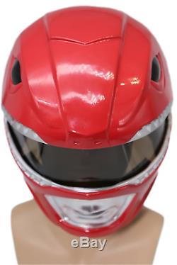 Xcoser Power Rangers Helmet Deluxe Red Resin Halloween Cosplay Costume for Sale