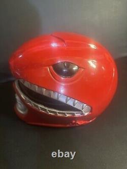 Xcoser Red Power Ranger Cosplay Replica Helmet With T-Shirt