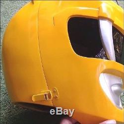 Yellow Power Rangers Mighty Morphin Helmet Adult Hero Action Costume cosplay NEW