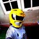 Yellow Rangers Power Helmet Hero Mighty Morphin Action Adult Cosplay Size Life 1