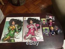 Zenbox Cosplay SDCC Grimm Tales Terror 3 Green 7 Pink Power Ranger Blue Vinyl
