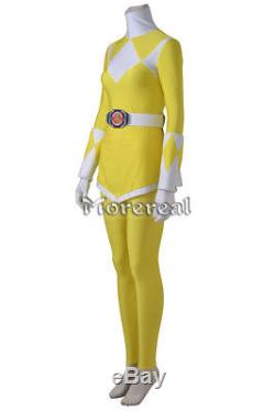 Zyuranger Boy Tiger Ranger Cosplay Costume Yellow Outfit Power Rangers Jumpsuit