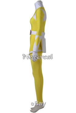 Zyuranger Boy Tiger Ranger Cosplay Costume Yellow Outfit Power Rangers Jumpsuit