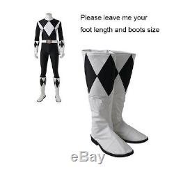 Zyuranger Power Ranger Mammoth Ranger Goushi Costume Cosplay Boots Men Shoes